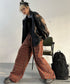 Flap Pocket Faux Leather Jacket